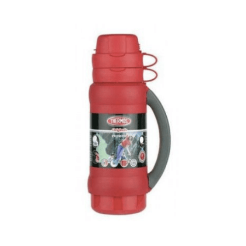 Premier glass vacuum insulated flask 1.8L red, product view