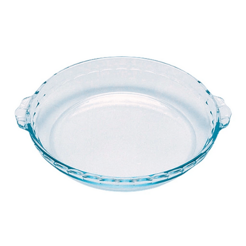 Pyrex Bake and Enjoy Glass Pie dish with handles High resistance - 26 x 23cm