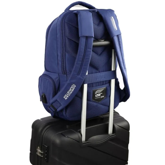 American Tourister JIT Backpack — Blue Depth 25 L