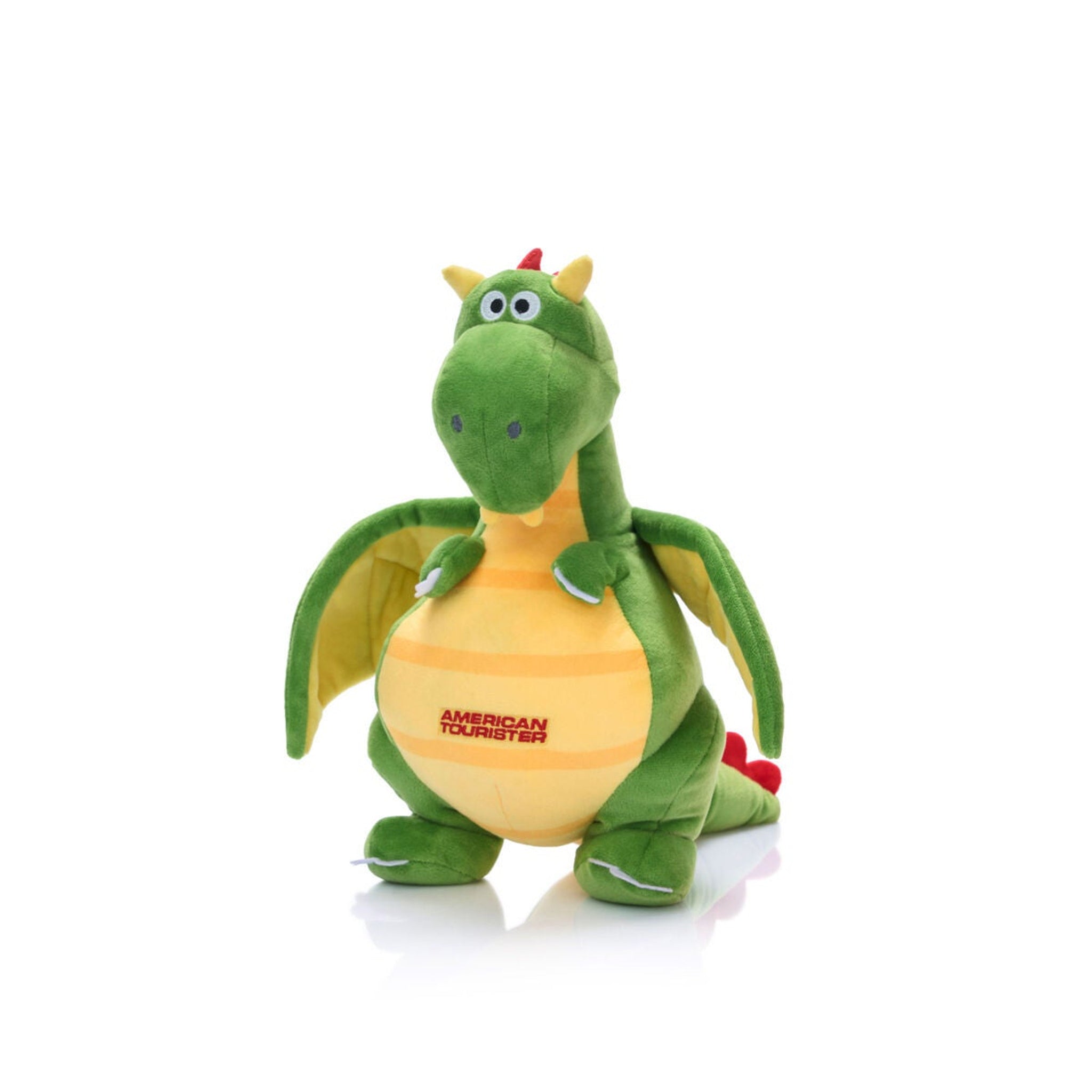 American Tourister Kiztopia Dragon 2-Way Travel Pillow — Green / Yellow
