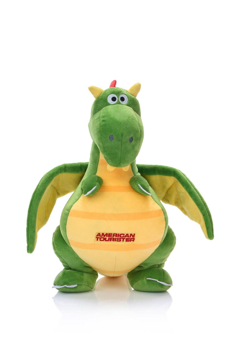 American Tourister Kiztopia Dragon 2-Way Travel Pillow — Green / Yellow