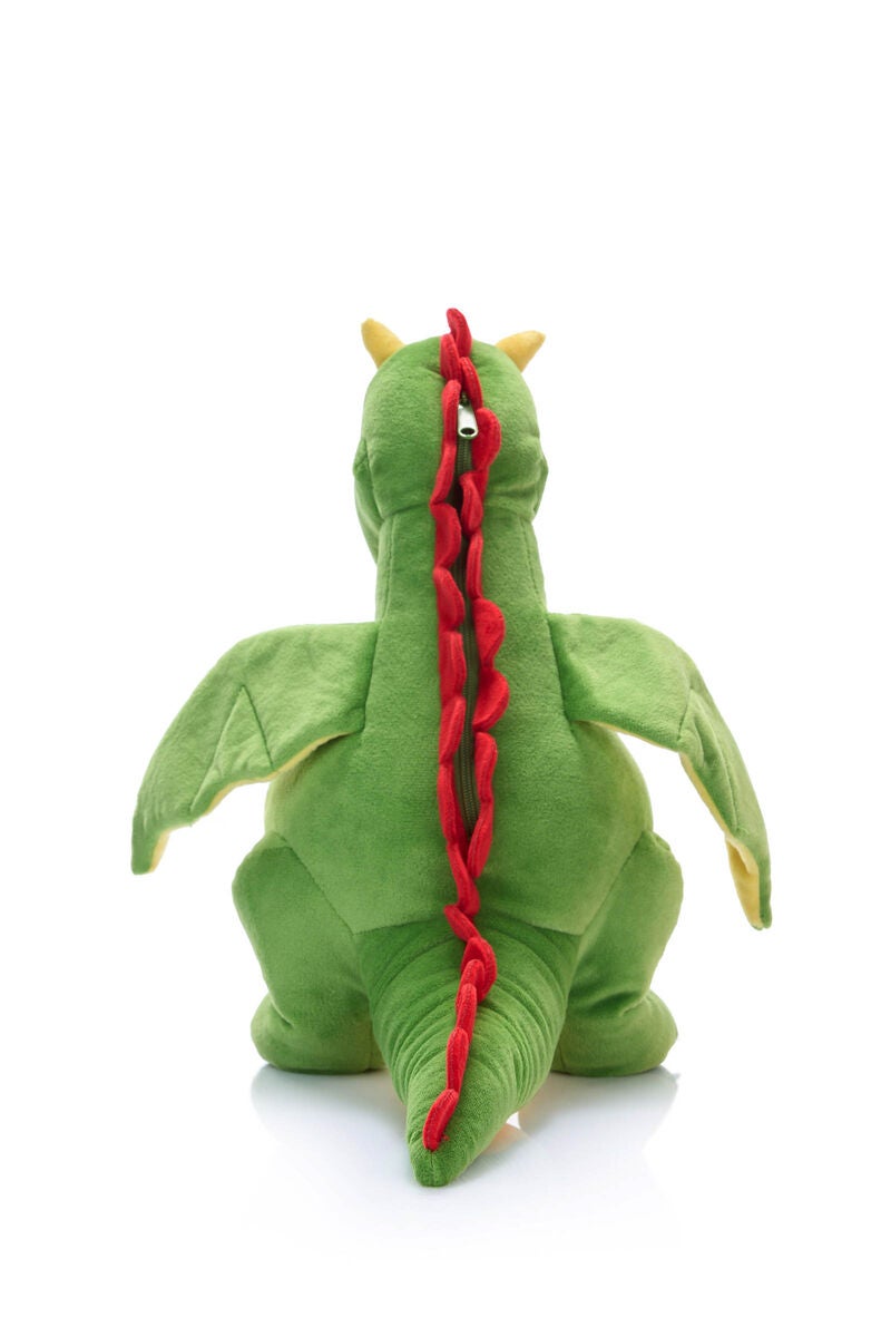 American Tourister Kiztopia Dragon 2-Way Travel Pillow — Green / Yellow