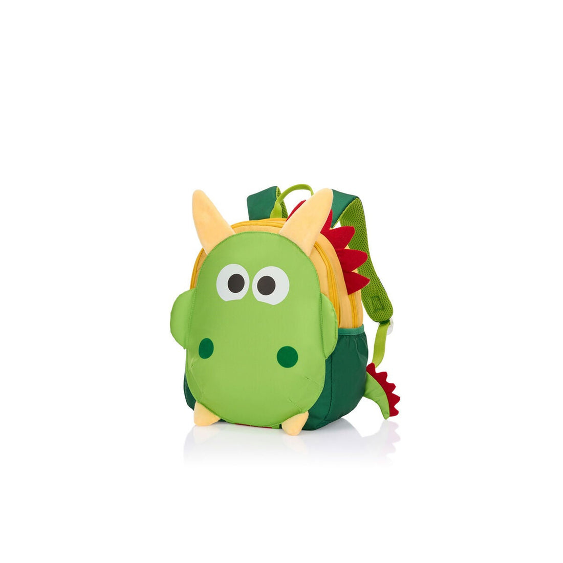American Tourister Kiztopia Dragon Kids Backpack — Green / Yellow 10 L