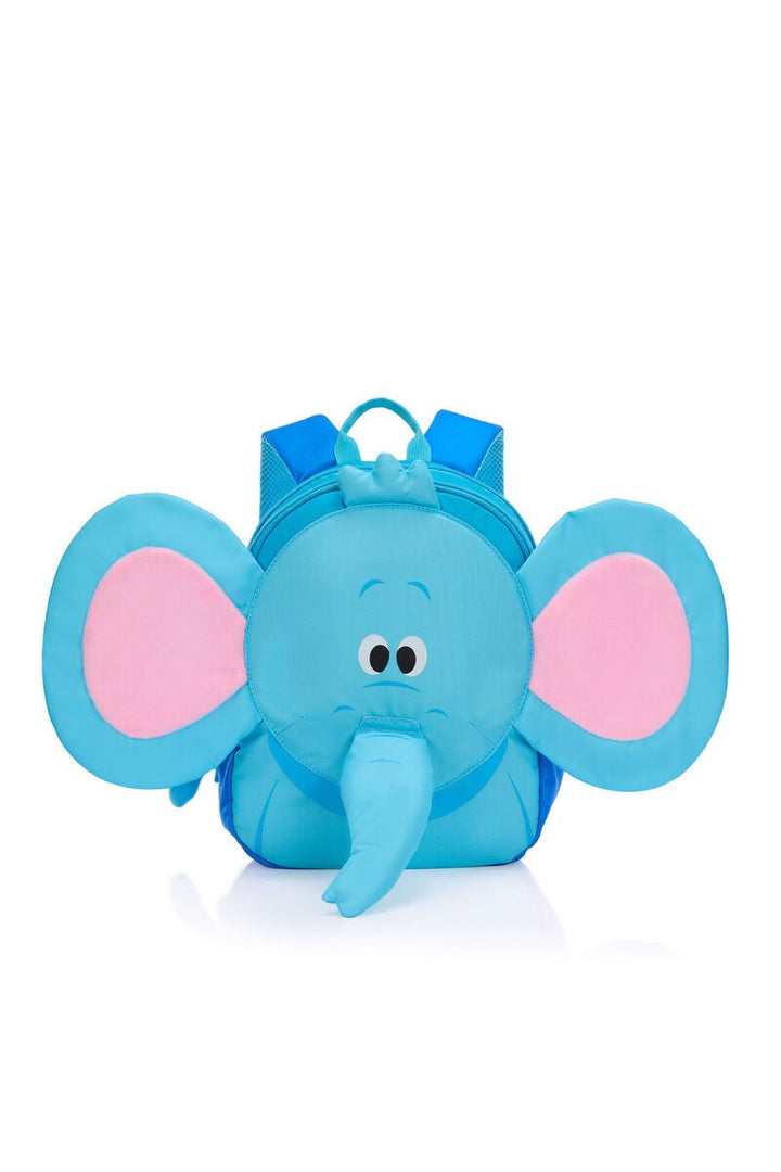 American Tourister Kiztopia Elephant Kids Backpack — Blue / Pink 10 L