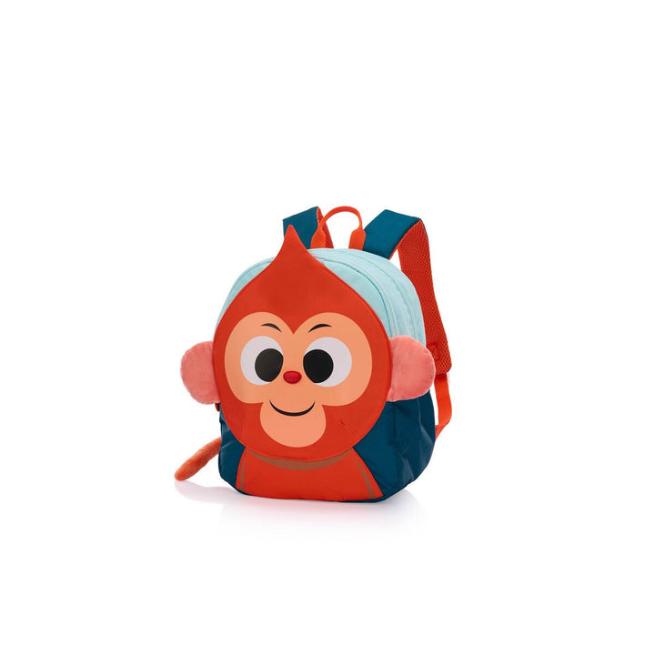 American Tourister Kiztopia Monkey Kids Backpack — Orange / Dark Green 10 L