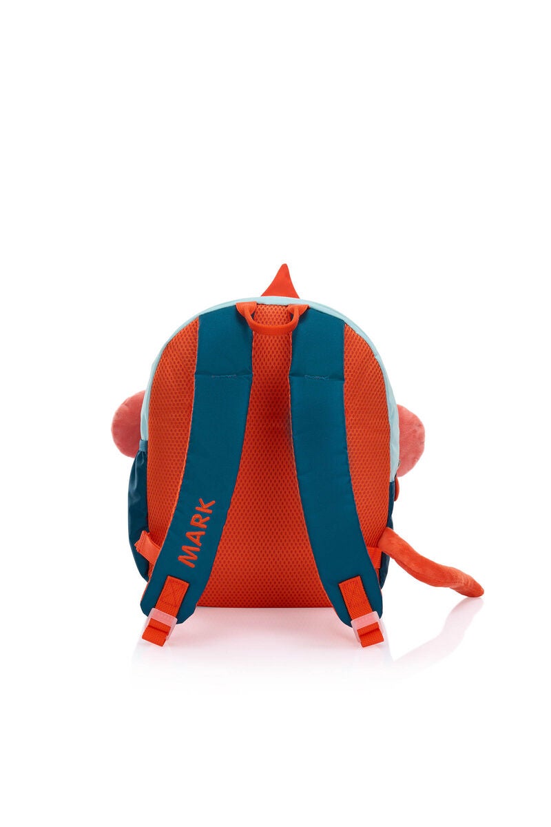 American Tourister Kiztopia Monkey Kids Backpack — Orange / Dark Green 10 L