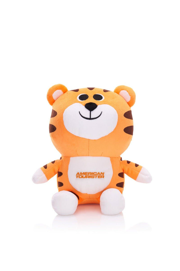 American Tourister Kiztopia Tiger 2-Way Travel Pillow — Orange / Brown