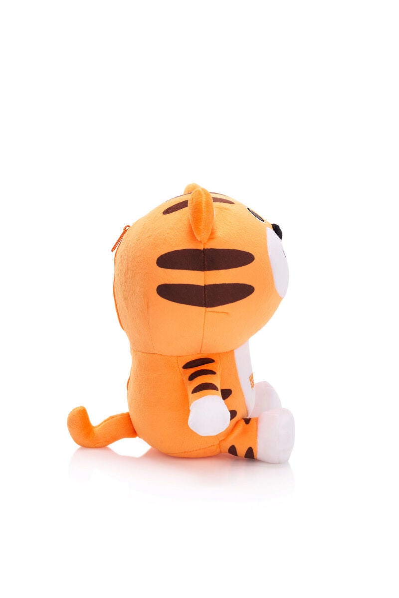 American Tourister Kiztopia Tiger 2-Way Travel Pillow — Orange / Brown