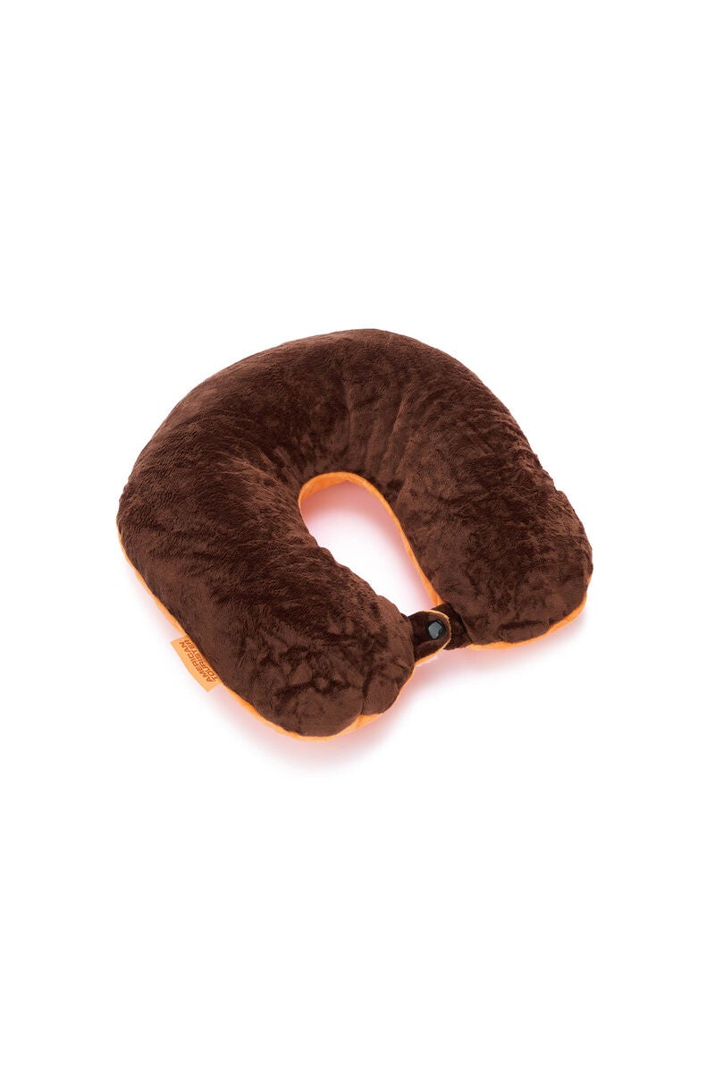 American Tourister Kiztopia Tiger 2-Way Travel Pillow — Orange / Brown