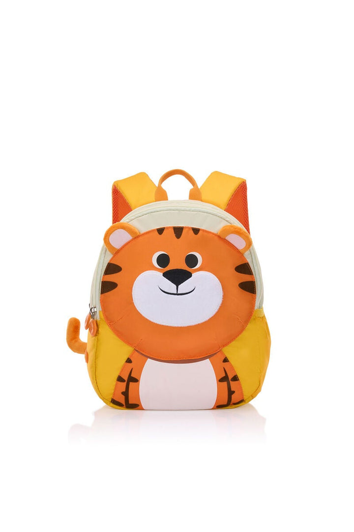 American Tourister Kiztopia Tiger Kids Backpack — Orange / Brown 10 L