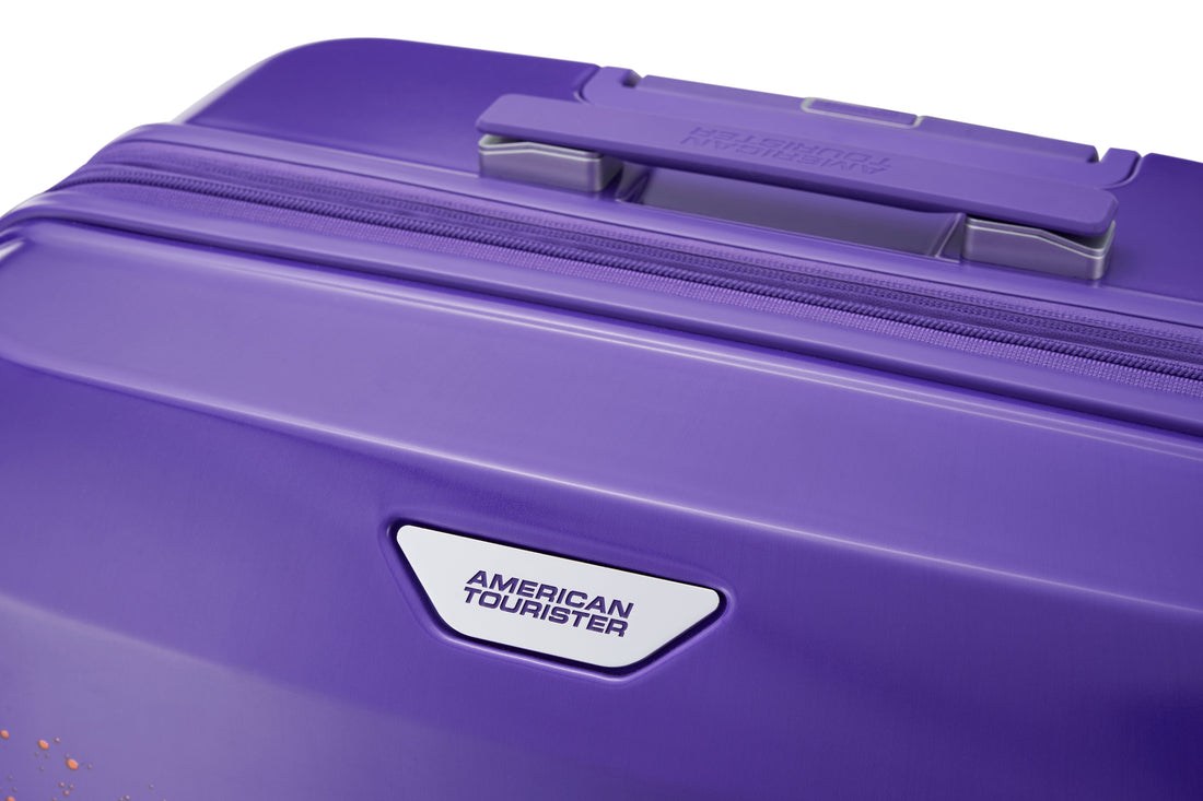 American Tourister Chupa Chups Spinner 77 cm — Grape / Orange Large Suitcase