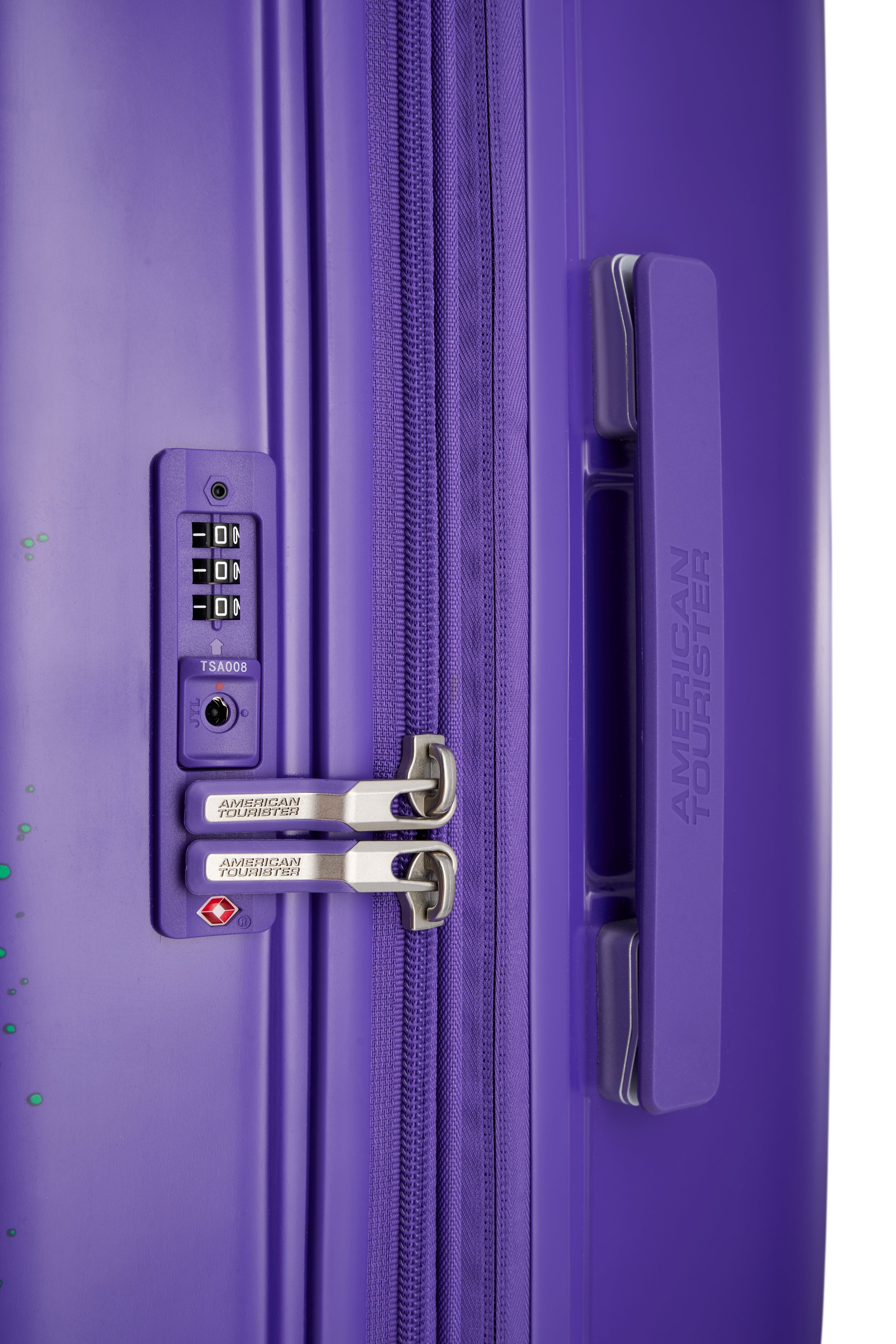 American Tourister Chupa Chups Spinner 77 cm — Grape / Orange Large Suitcase
