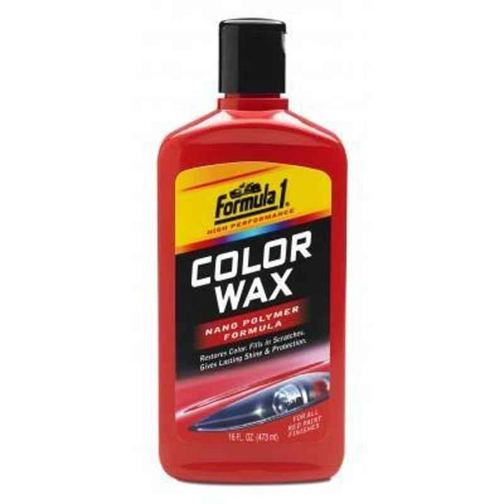 Formula 1 Red Color Car Wax to Erase Car Scratches & Swirls, Restore & Protect Red Colored Cars-16OZ-473ML-T001-615482 - Red Rhino