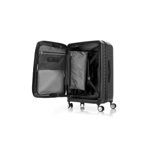 AMERICAN TOURISTER FRONTEC SPINNER 79/29 EXP TSA AM JET BLACK 5400520167224 - Red Rhino