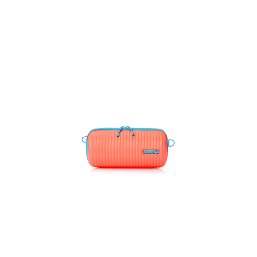 AMERICAN TOURISTER ROLLIO 32CM CROSSBAG CORAL/BLUE - Red Rhino
