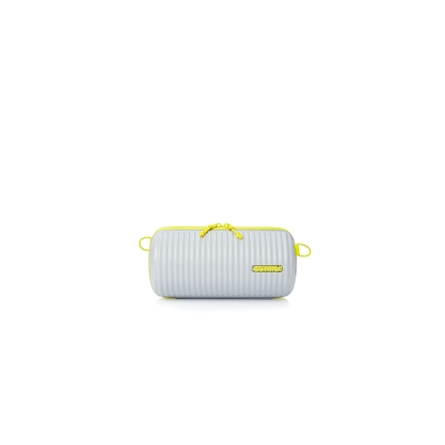 AMERICAN TOURISTER ROLLIO 32CM CROSSBODY GRY/LIME - Red Rhino