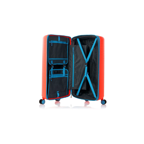 AMERICAN TOURISTER ROLLIO SP 75/28 EXP TSA CORAL/BLUE - Red Rhino