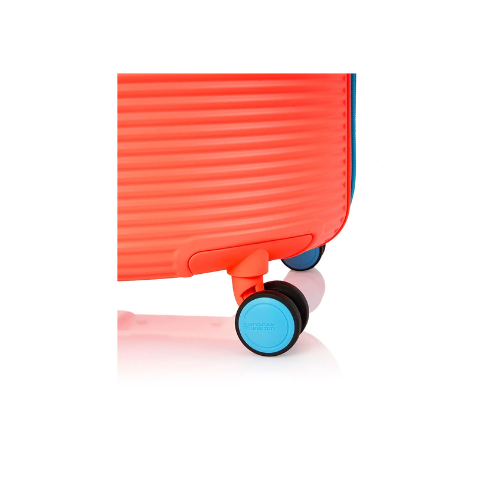 AMERICAN TOURISTER ROLLIO SP 75/28 EXP TSA CORAL/BLUE - Red Rhino