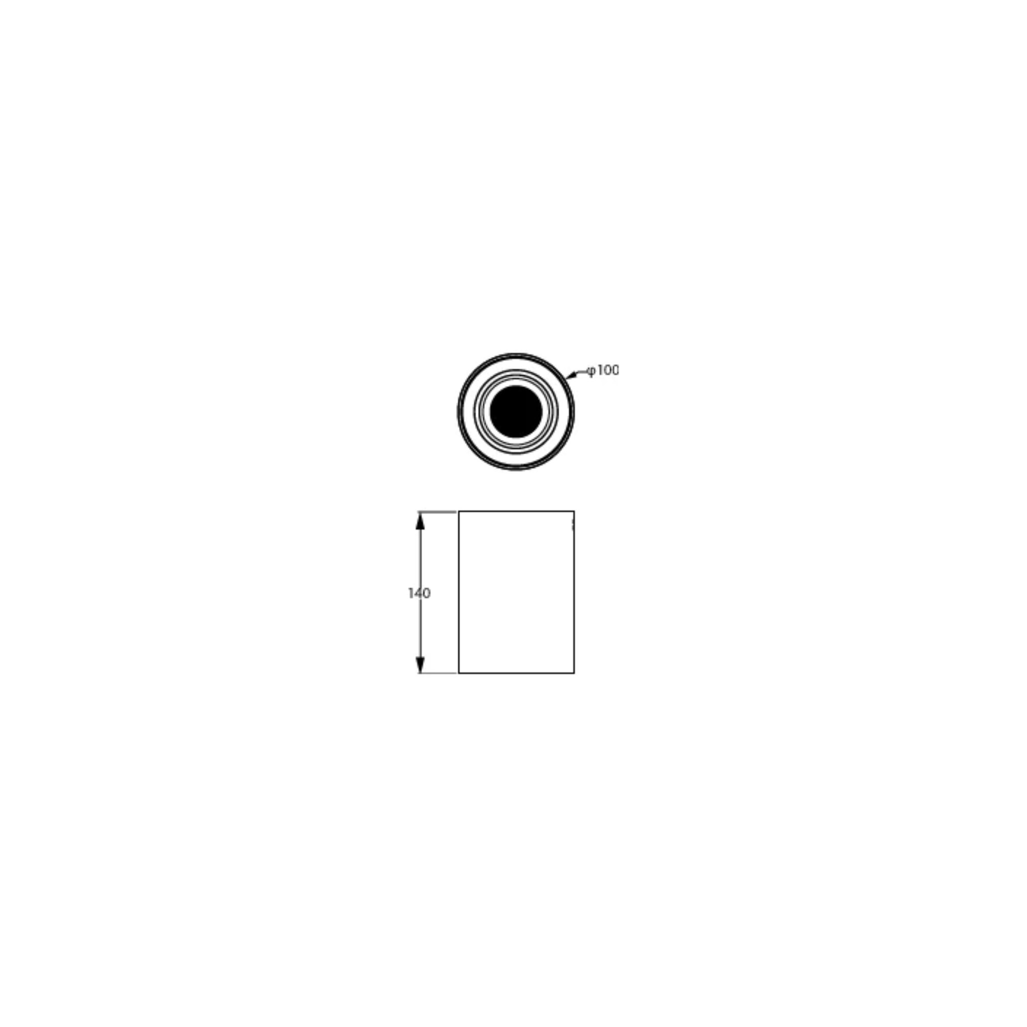 Philips RS350 G2 Deep Recessed LED Spotlight Round D100 – 11W | 3000K Warm White | 24° Beam | CRI 90 | Buy in Kenya | Red Rhino