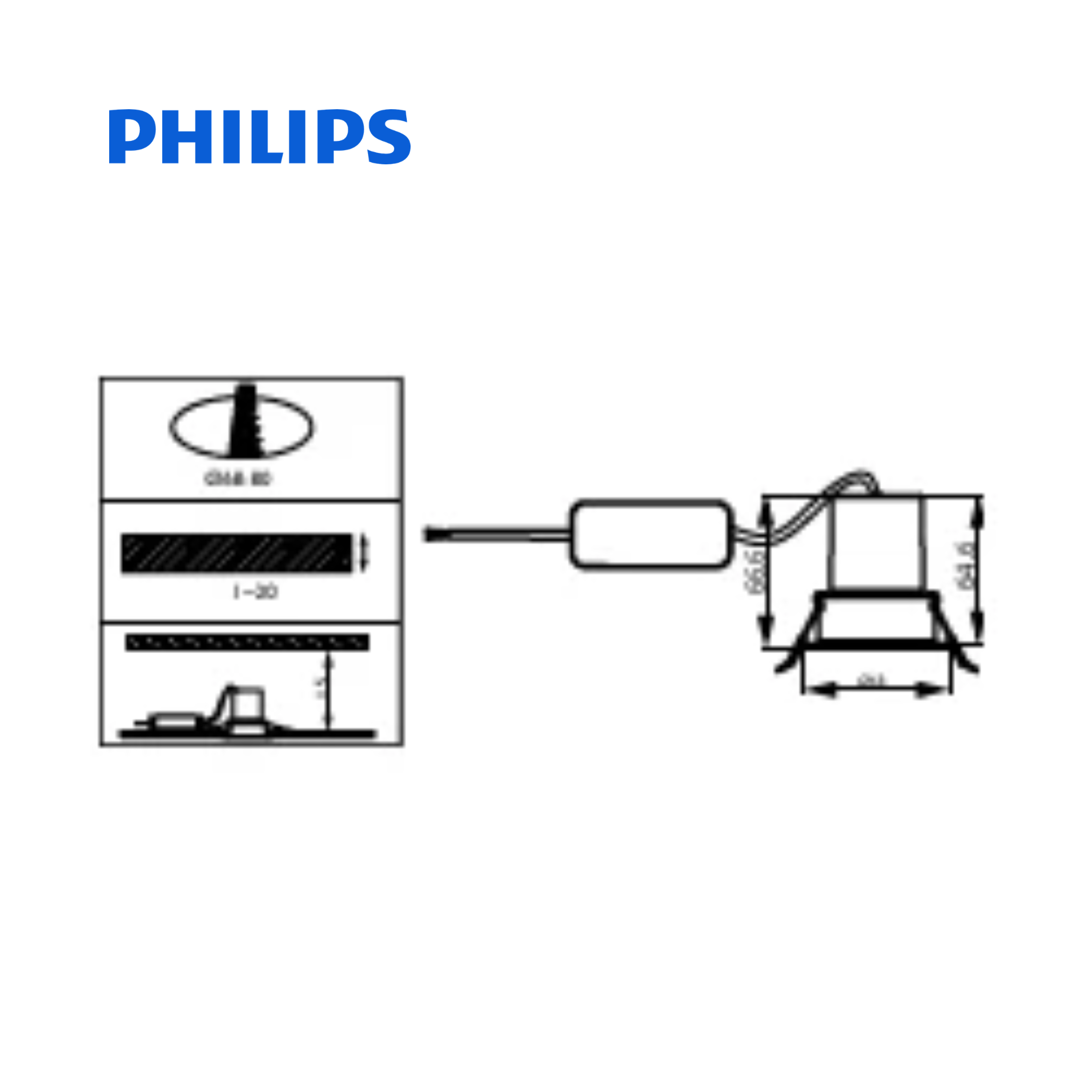 Philips RS350 G2 Deep Recessed LED Spotlight 4W – 3000K Warm White | Buy in Kenya | Red Rhino