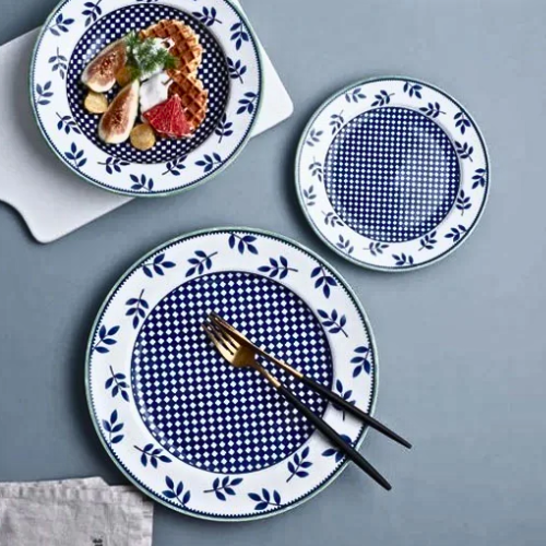 Sapphire Grove - 18pc Premium Porcelain Dinner Set