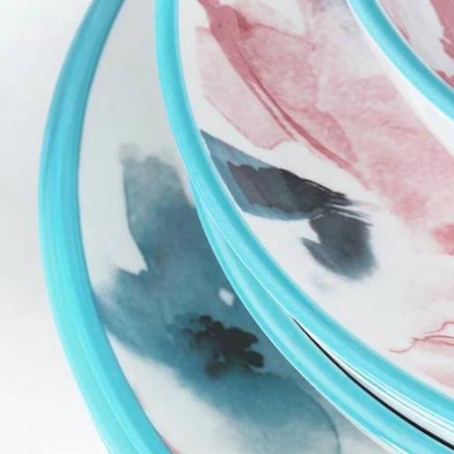Petal Drift – 24 piece Artistic Porcelain Dinner Set