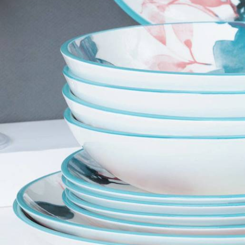 Petal Drift – 24 piece Artistic Porcelain Dinner Set