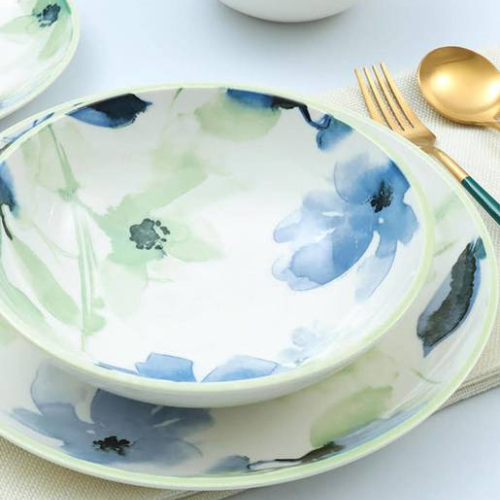 Petal Drift – 24 piece Artistic Porcelain Dinner Set