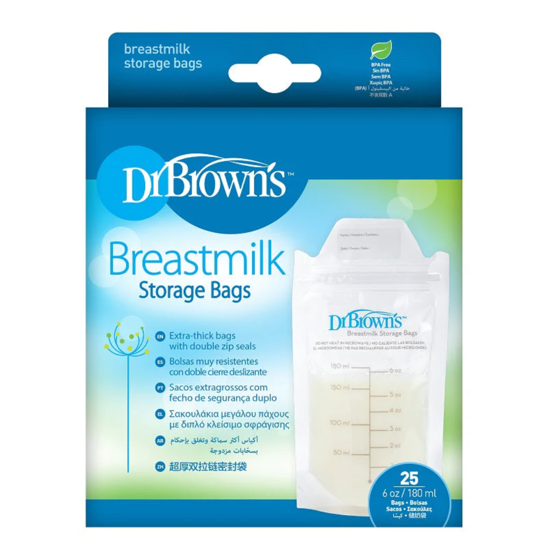 Dr. Brown's Breast Milk Storage Bags 25 Bags-S4005 - Red Rhino