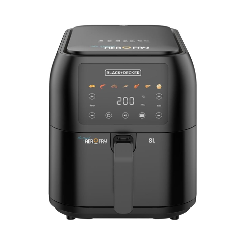 Black+Decker Digital Air Fryer, XXL 8 Liters SAF80-B5 - Red Rhino