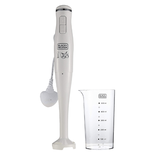lack+Decker 300W 2 Speed Stick Hand Blender With Calibrated Beaker