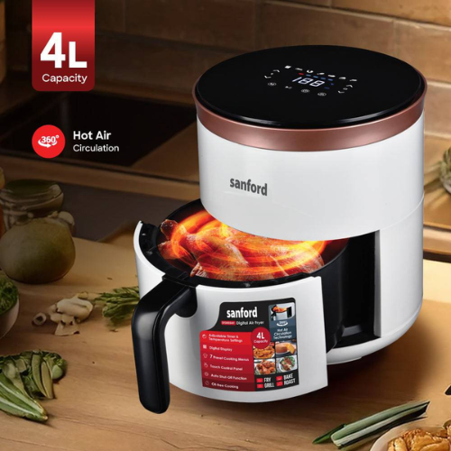 Sanford 4L digital air fryer SF2455AF, shared feature view