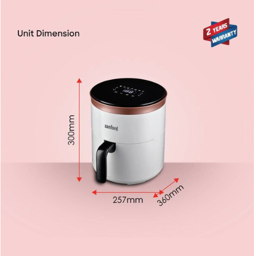 Sanford 4L digital air fryer SF2455AF, shared product detail