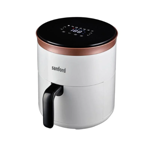 Sanford 4L digital air fryer SF2455AF white, front view