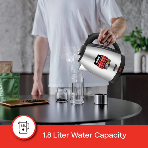Sanford 1.8L Electric Kettle with Stainless Steel Body and 1500W Power | SF3343EK