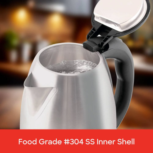 Sanford 1.8L Electric Kettle with Stainless Steel Body and 1500W Power | SF3343EK