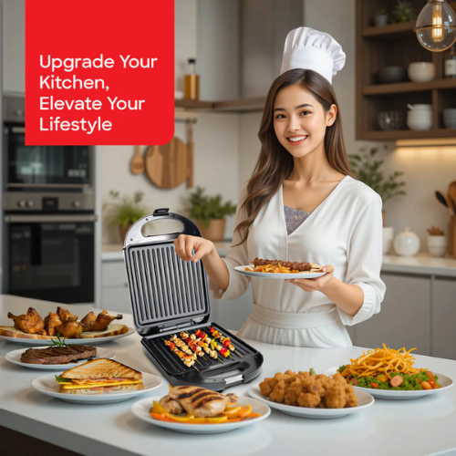 Sanford electric grill SF5733GT, open view