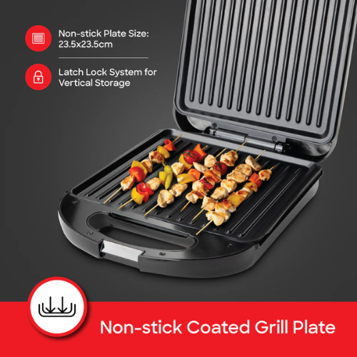 Sanford electric grill SF5733GT, non-stick plate detail