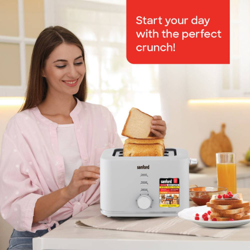 Sanford 2-Slice Toaster 6 Browning Levels Defrost Cool Touch SF5753BT | Buy in Kenya | Red Rhino