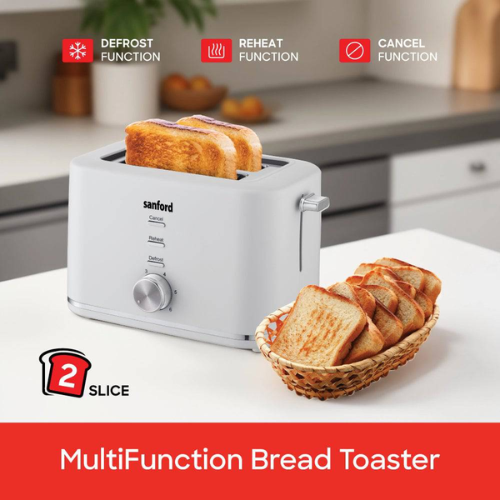 Sanford 2-Slice Toaster 6 Browning Levels Defrost Cool Touch SF5753BT | Buy in Kenya | Red Rhino