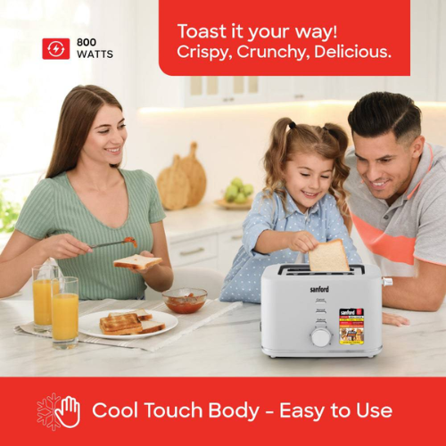 Sanford 2-Slice Toaster 6 Browning Levels Defrost Cool Touch SF5753BT | Buy in Kenya | Red Rhino