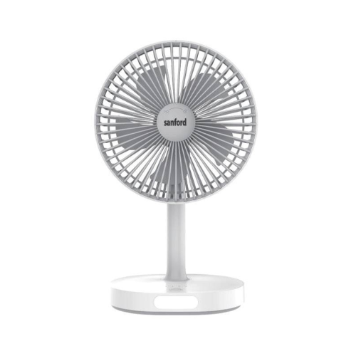 Sanford portable USB rechargeable fan SF6667MFN, front view