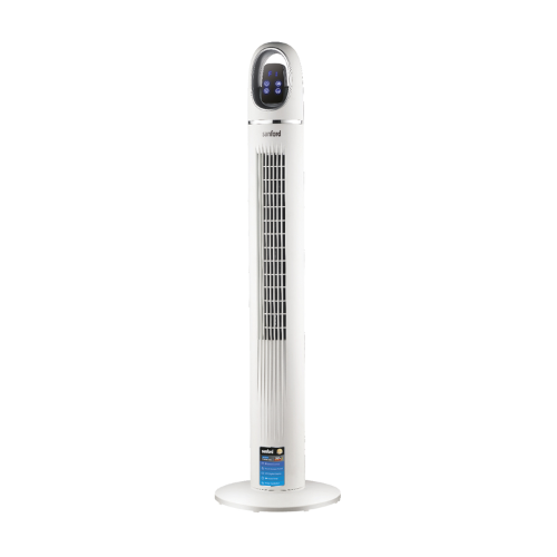 Sanford 45-inch tower fan SF6701TRF white, front view
