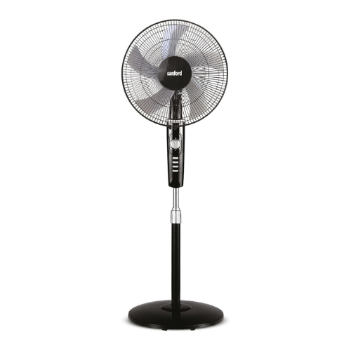 Sanford 16-inch stand fan SF902SFN black, front view