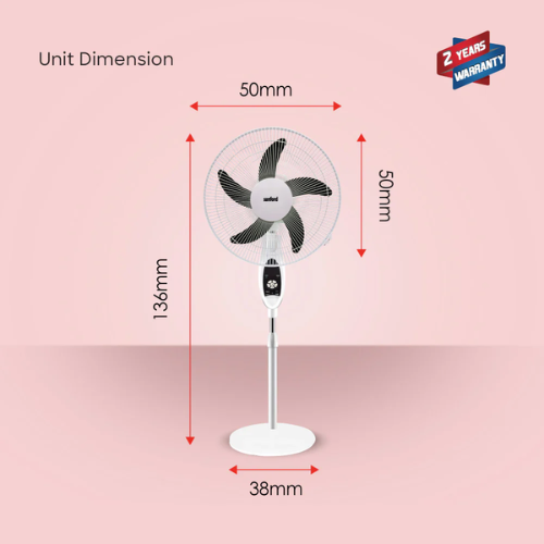 Sanford solar rechargeable stand fan SF974RSFN, product detail