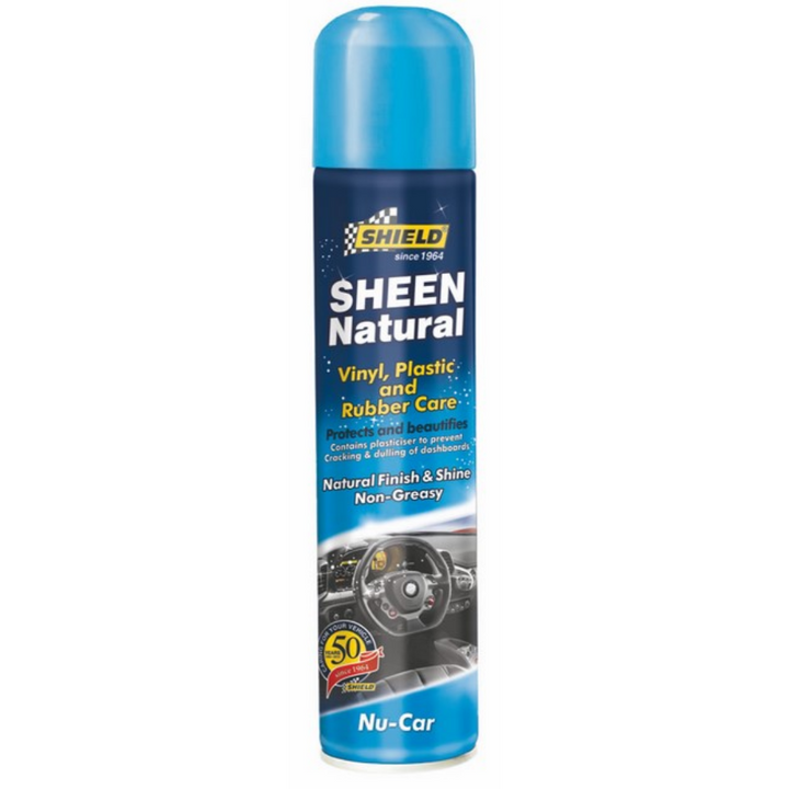 Shield Sheen Vinyl Plastic and Rubber Care 300ml Nu-Car SH68