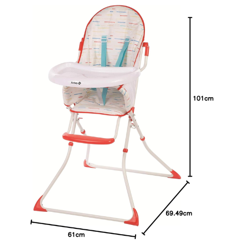 Safety 1st High Chair Kanji Red Lines