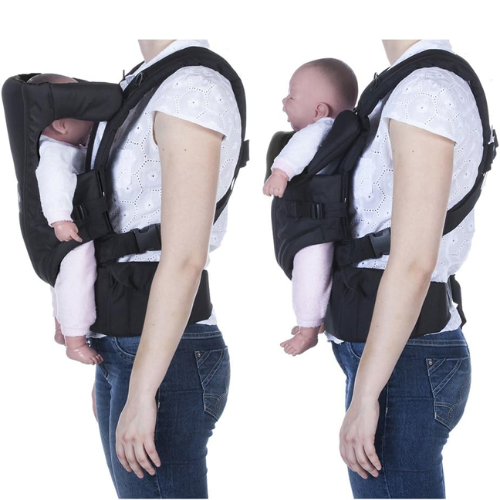 Safety 1St Uni-T Baby Carrier For Unisex, Black