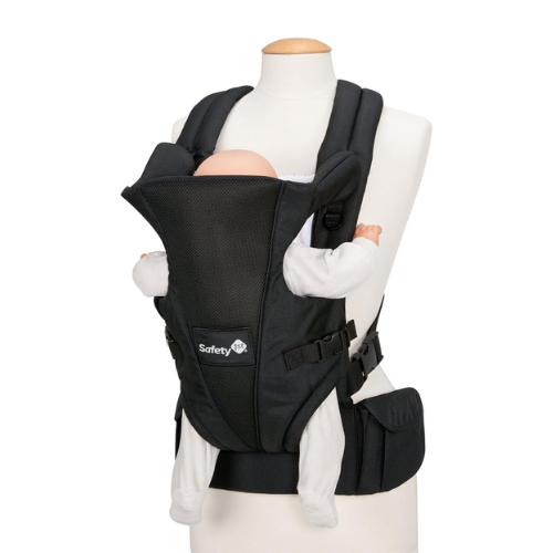 Safety 1St Uni-T Baby Carrier For Unisex, Black