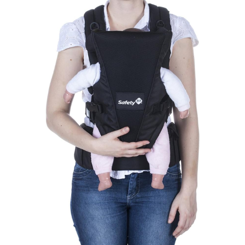 Safety 1St Uni-T Baby Carrier For Unisex, Black